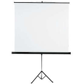 Екран на стойка трипод Hama-18796, 100.4“ (1:1), 180x180 см, черна стойка. Спрян