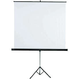 Екран на стойка трипод Hama-18790, 69.7“ (1:1), 125x125 см., черна стойка. Спрян