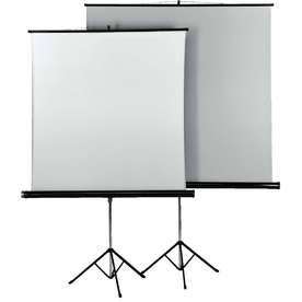 Екран на стойка трипод Hama Duo-18792, 69.7“ (1:1), 125x125 см., черна стойка. Спрян