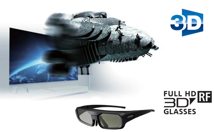 3D режим с 1 брой очила в комплекта на Epson EH-TW6600