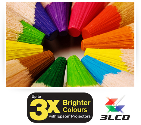 3x ярки цветове с проекторите на Epson