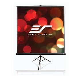 Екран на стойка трипод Elite Screen T136UWS1, 136“, 243.8x243.8 см.(1:1), височина 370/ 309 см., черна стойка