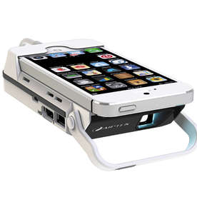 LED мини проектор Aiptek MobileCinema i60 за Apple iPhone 6 & 6S. Спрян