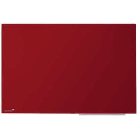Стъклена магнитна дъска Legamaster 7-104763, 100x150 см. в червен цвят