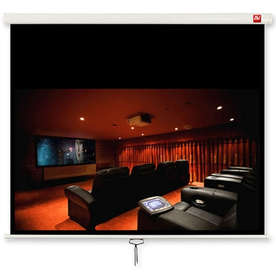 Ръчен екран за проектор Avtek Cinema 200, 88" (16:9),190x107 см., бяла кутия