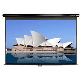 Екран за проектор Elite Screen M84UWH, 84", 185.4x104.1 см. (16:9), кутия д/в 201.4х8.2 см., черна кутия