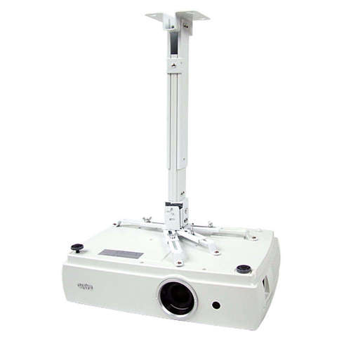 Стойка за проектор до 10 кг. за таван Avtek EasyMount, 12-43-65 см., бяла