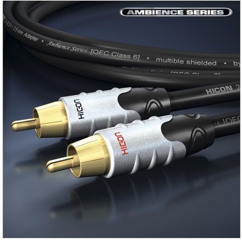 Интерконект кабел Sommer Cable HIC-ON Ambience series 2xRCA-2xRCA 0.75m черен