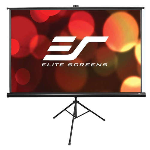 Екран на стойка трипод Elite Screen T100UWH, 100“, 221.0x124.5 см.(16:9), височина 320.0/ 189.5 см., черна стойка