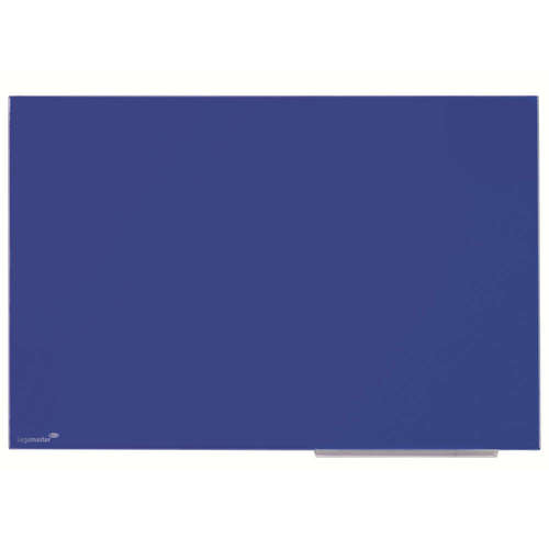 Стъклена магнитна дъска Legamaster 7-104843, 60x80 см. в син цвят