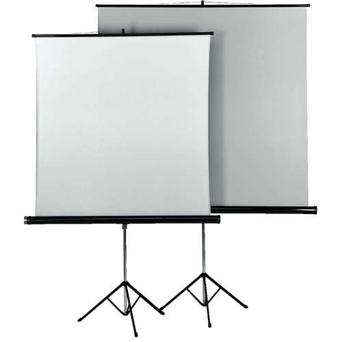 Екран на стойка трипод Hama Duo-18795, 86.2“ (1:1), 150x150 см., черна стойка