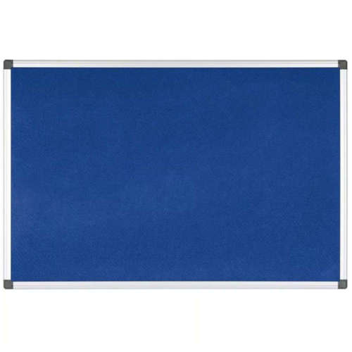 Коркова дъска 120x180 см със син филц Bi-Office MAYA FA2743170