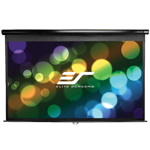 Ръчен екран за проектор Elite Screen M100UWH 100" (16:9), 221.0x124.5 см, черна кутия