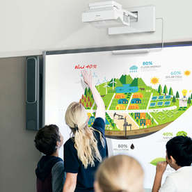 Epson с нова гама лазерни проектори за училища и офиси
