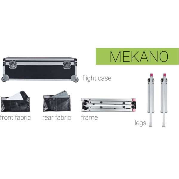 Преносим екран със сгъваема рамка ScreenLine MEKANO 185" 400x250 см 16:10 - Image 2