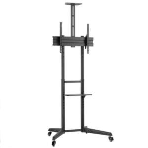 Стойка за телевизор за под Neomounts by NewStar FL50-550BL1 с колела за 37"-70" TV