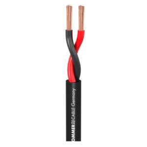 Кабел за тонколони Sommer Cable Meridian Mobile 2x4.0mm2 черен