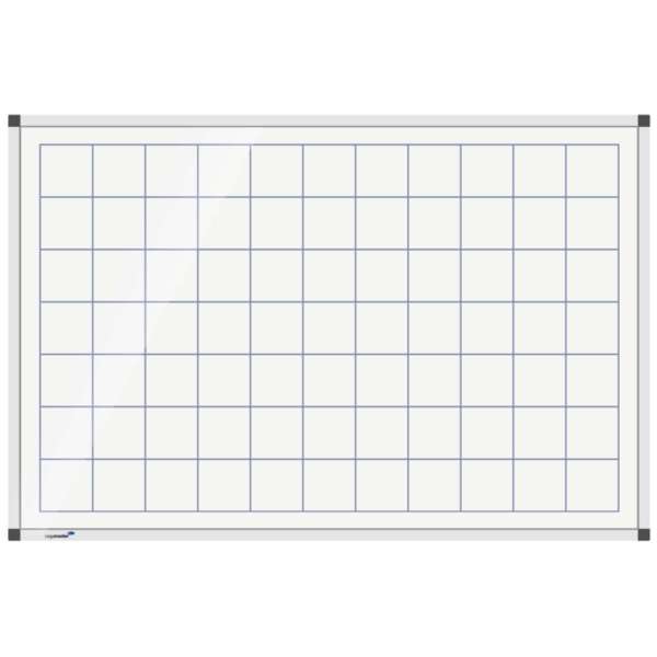 Бяла магнитна дъска с квадратчета 100x150 см. Legamaster 7-101763