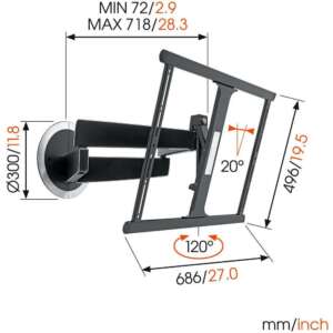 Стойка за телевизор Vogel's DesignMount NEXT 7345 за 40-65" TV спрян