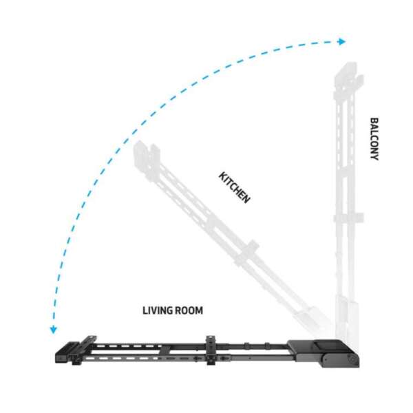 Моторизирана стойка за телевизор за стена Multibrackets MB4500 за 32"-60" TV - Image 7