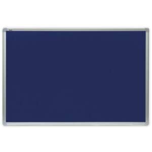 Коркова дъска 2х3 Office 120x180 см. с алуминиева рамка и синьо филцово покритие