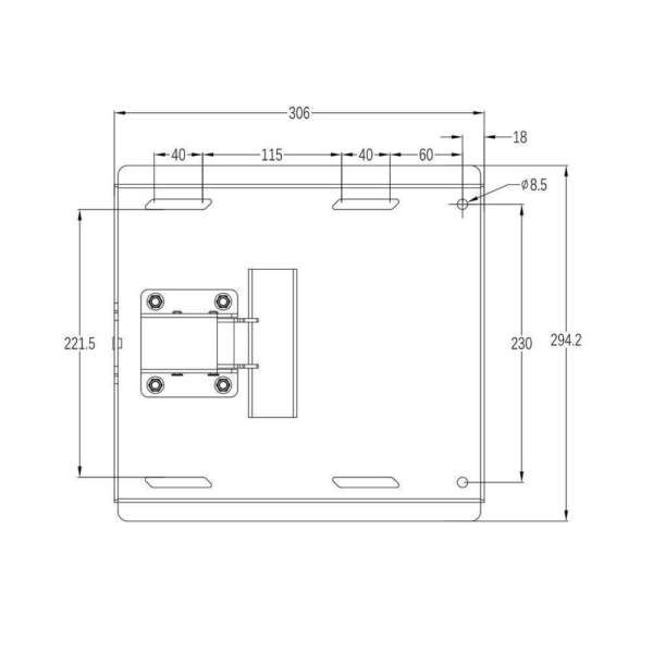 Стойка за телевизор за стена Multibrackets MB2647 за 48"-69" TV - Image 10