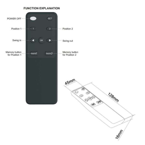 Моторизирана стойка за телевизор за стена Multibrackets MB4500 за 32"-60" TV - Image 10