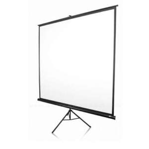 Екран на стойка трипод Elite Screen T119UWS1, 119“, 213.4х213.4 (1:1), височина 330/ 278 см., черна стойка