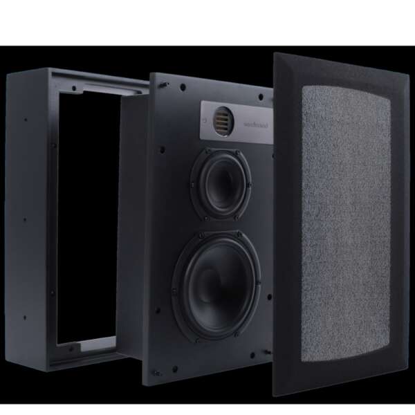 Пасивни трилентови тонколони за вграждане в стена UANDK Sound M-610IW черни - Image 2