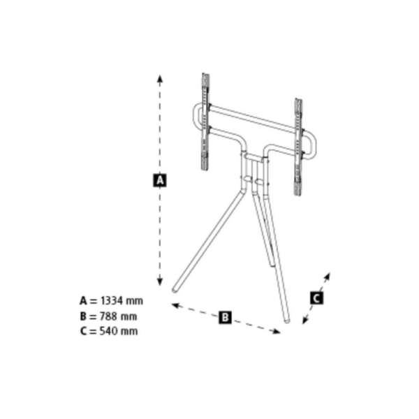 Мобилна Стойка за Телевизор за под Hama 118099 за 37" - 75" TV - Image 6
